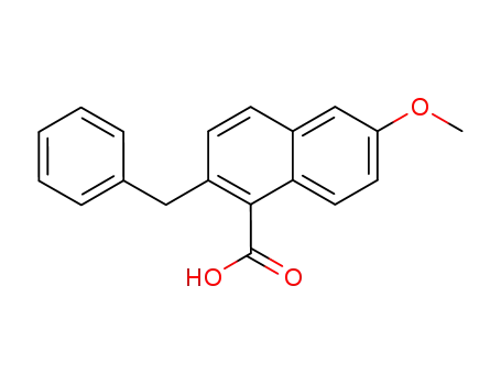 6-methoxy-2-(phenylmethyl)-1-naphthalenecarboxylic acid