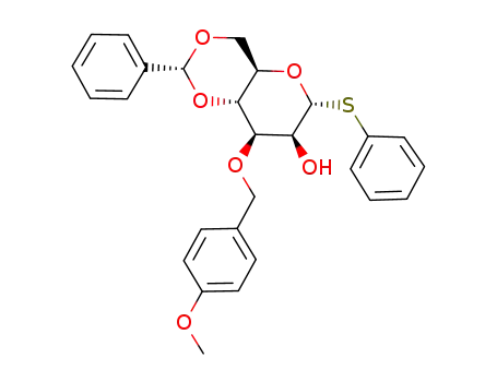 Phenyl 3-O-[(4-methoxyphenyl)methyl]-4,6-O-[(R)-phenylmethylene]-1-thio-alpha-D-mannopyranoside