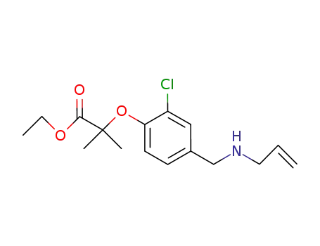 Ethyl-2-methyl-2-[2-chloro-4-(N-(propen-2-yl)aminomethyl)phenoxy]-propanoate