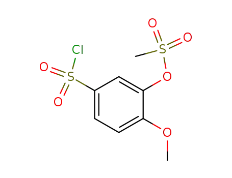 5-(chlorosulfonyl)-2-methoxyphenyl Methanesulfonate