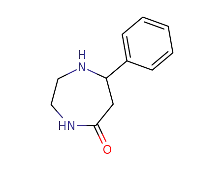 Molecular Structure of 89044-79-1 (7-Phenyl-[1,4]diazepan-5-one)