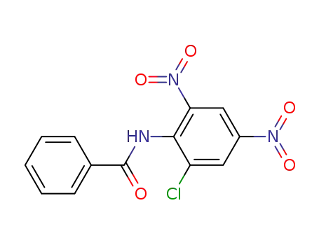 Molecular Structure of 91692-86-3 (N-(6-chloro-2,4-dinitrophenyl)benzamide)