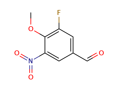 3-FLUORO-4-METHOXY-5-NITROBENZALDEHYDE