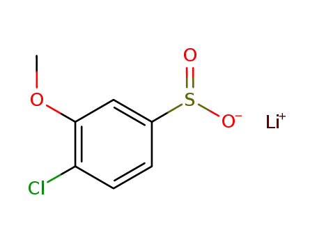 lithium 4-chloro-3-methoxy-benzene-sulfinate