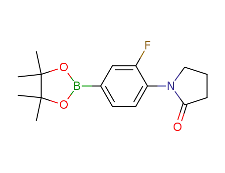 1-(2-fluoro-4-(4,4,5,5-tetramethyl-1,3,2-dioxaborolan-2-yl)phenyl)pyrrolidin-2-one