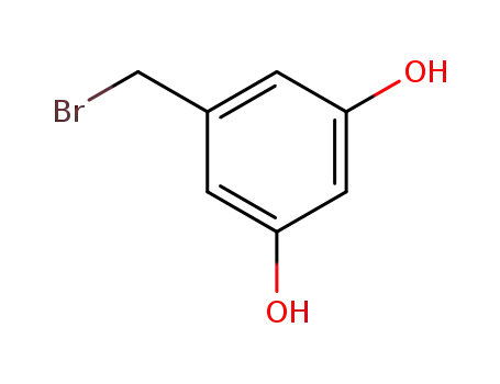Molecular Structure of 33617-40-2 (1,3-Benzenediol, 5-(bromomethyl)-)