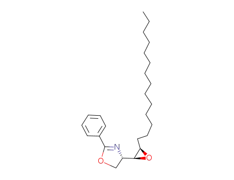 Oxazole, 4,5-dihydro-2-phenyl-4-[(2S,3R)-3-tetradecyloxiranyl]-, (4S)-