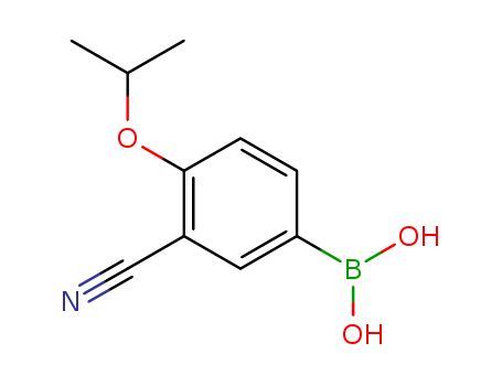 (3-CYANO-4-ISOPROPOXYPHENYL)BORONIC ACID  CAS NO.1009303-59-6
