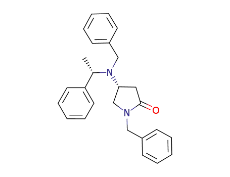 (4R,αS)-N(1)-benzyl-4-[N'-benzyl-N'-(α-methylbenzyl)amino]pyrrolid-2-one
