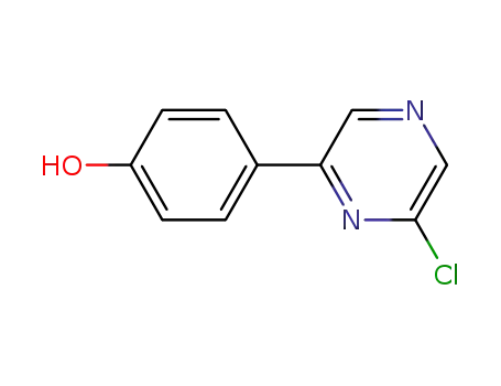 4-(6-chloropyrazin-2-yl)phenol
