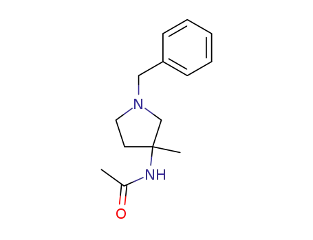 Acetamide, N-[3-methyl-1-(phenylmethyl)-3-pyrrolidinyl]-