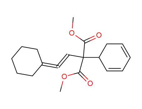 Molecular Structure of 386731-66-4 (2-cyclohexa-2,4-dienyl-2-(2-cyclohexylidene-vinyl)-malonic acid dimethyl ester)