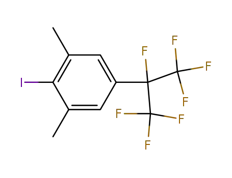 2-iodo-1,3-dimethyl-5-(1,2,2,2-tetrafluoro-1-trifluoromethyl-ethyl)-benzene