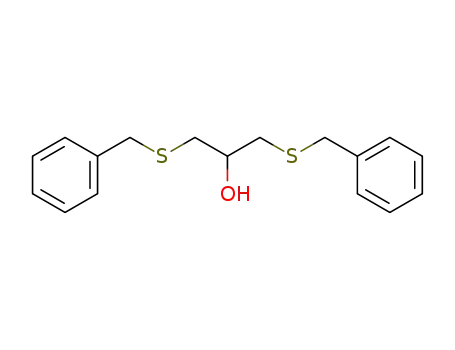 Molecular Structure of 1631-59-0 (2-Propanol, 1,3-bis[(phenylmethyl)thio]-)