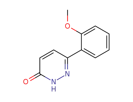 Molecular Structure of 79129-26-3 (6-(2-methoxyphenyl)pyridazin-3-ol)
