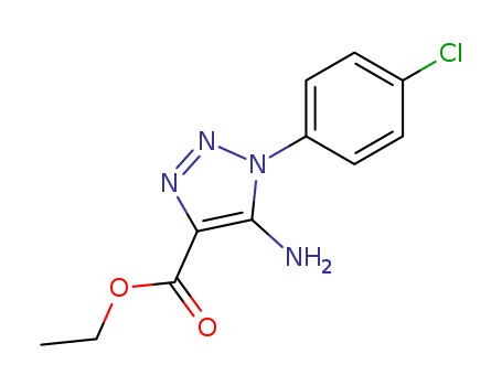 5-Amino-1-(4-chlorophenyl)-1H-1,2,3-triazole-4-carboxylicacid ethyl ester