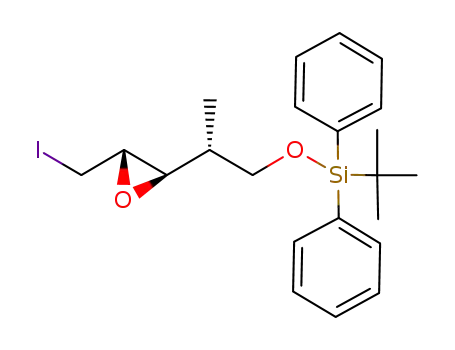 tert-Butyl-[(R)-2-((2R,3S)-3-iodomethyl-oxiranyl)-propoxy]-diphenyl-silane