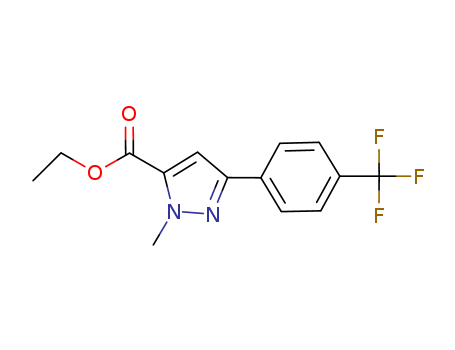 ETHYL 1-METHYL-3-(4-(TRIFLUOROMETHYL)PHENYL)-1H-PYRAZOLE-5-CARBOXYLATE