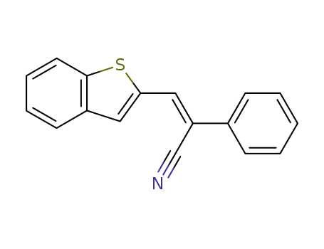 (Z)-2-phenyl-3-(2-benzo<b>thienyl)acrylonitrile