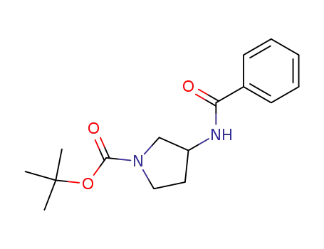 1-Pyrrolidinecarboxylic acid, 3-(benzoylamino)-, 1,1-dimethylethyl ester