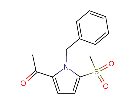 1-(1-benzyl-5-(methylsulfonyl)-1H-pyrrol-2-yl)ethanone