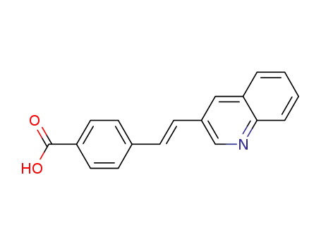 4-[(E)-2-(3-quinolinyl)-ethenyl]benzoic acid