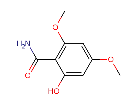 Molecular Structure of 62827-48-9 (Benzamide, 2-hydroxy-4,6-dimethoxy-)