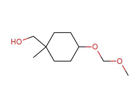 Molecular Structure of 502609-40-7 (Cyclohexanemethanol, 4-(methoxymethoxy)-1-methyl-)