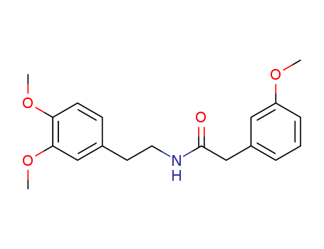 N-[2-(3,4-dimethoxyphenyl)ethyl]-2-(3-methoxyphenyl)acetamide cas  67237-63-2