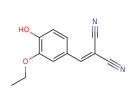 Molecular Structure of 15728-34-4 ((3-ethoxy-4-hydroxybenzylidene)propanedinitrile)