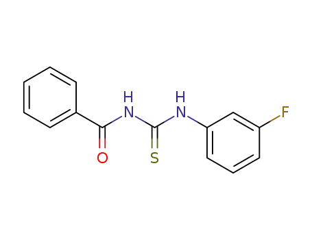 Molecular Structure of 82635-62-9 (1-BENZOYL-3-(3-FLUOROPHENYL)THIOUREA)