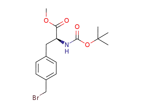 N-tert-butyloxycarbonyl-L-(p-bromomethyl)phenylalanine methyl ester