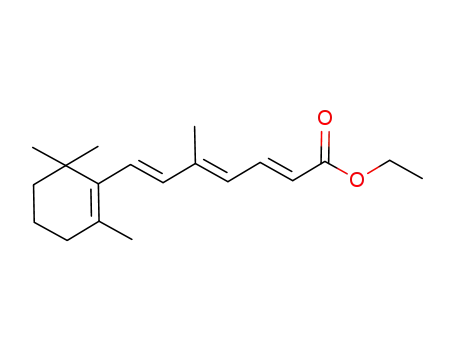 2,4,6-Heptatrienoic acid,
5-methyl-7-(2,6,6-trimethyl-1-cyclohexen-1-yl)-, ethyl ester, (E,E,E)-