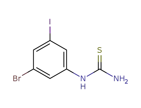 (3-bromo-5-iodophenyl)thiourea