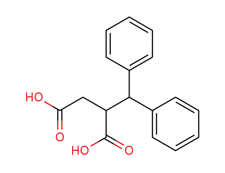 Molecular Structure of 47126-79-4 (2-benzhydryl succinic acid)