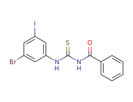 1-benzoyl-3-(3-bromo-5-iodophenyl)thiourea