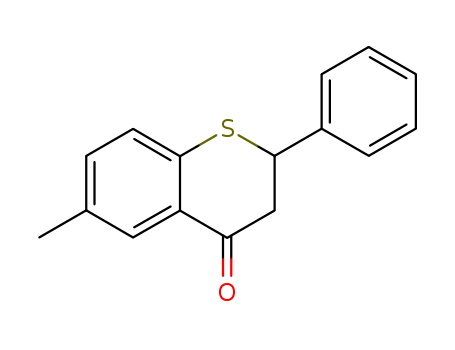 4H-1-Benzothiopyran-4-one,2,3-dihydro-6-methyl-2-phenyl- cas  6948-60-3