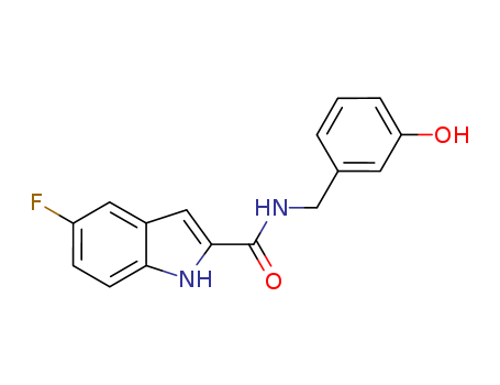 5-Fluoro-N-(3-hydroxybenzyl)-1H-indole-2-carboxamide