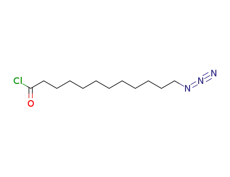 Molecular Structure of 200720-60-1 (12-azidododecanoyl chloride)