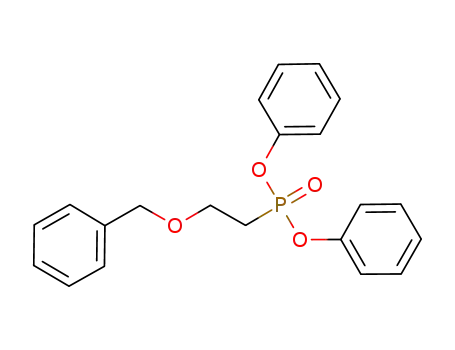 Molecular Structure of 622868-09-1 (Phosphonic acid, [2-(phenylmethoxy)ethyl]-, diphenyl ester)