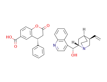 6-Carboxyl-4-phenyl-3,4-dihydrocouMarin Cinchonidine