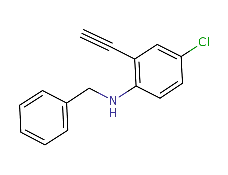 benzyl(4-chloro-2-ethynylphenyl)amine