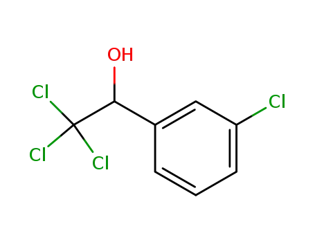 Molecular Structure of 6963-38-8 (2,2,2-trichloro-1-(3-chlorophenyl)ethanol)