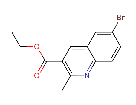 6-Bromo-2-methylquinoline-3-carboxylic acid ethyl ester