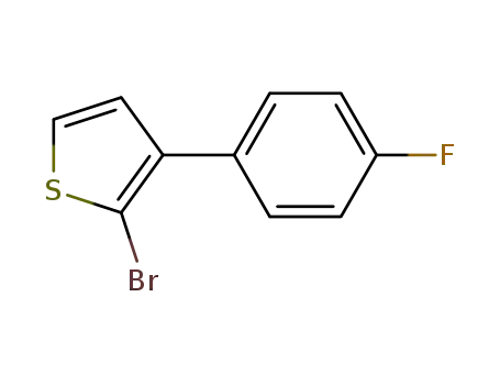 2-bromo-3-(4-fluorophenyl)thiophene