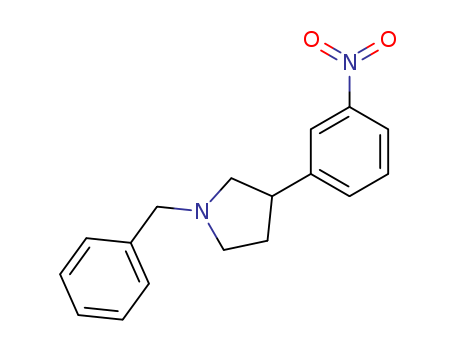 Pyrrolidine, 3-(3-nitrophenyl)-1-(phenylmethyl)-