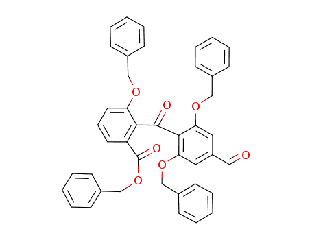3-Benzyloxy-2-(2,6-bis-benzyloxy-4-formyl-benzoyl)-benzoic acid benzyl ester