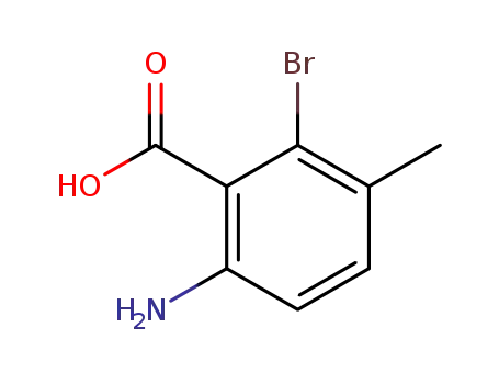 Molecular Structure of 147149-85-7 (2-AMINO-6-BROMO-5-METHYLBENZOIC ACID)
