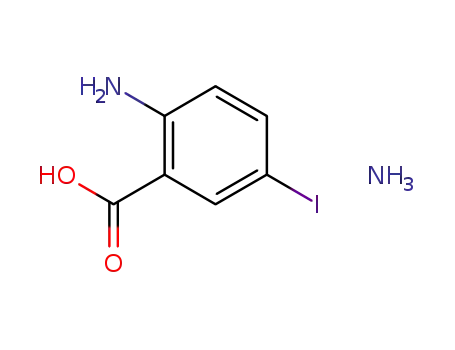 Molecular Structure of 544423-71-4 (2-AMINO-5-IODO-BENZOIC ACID)