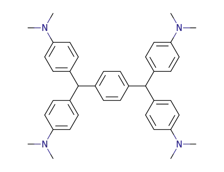 Molecular Structure of 6310-66-3 (4-[[4-[bis(4-dimethylaminophenyl)methyl]phenyl]-(4-dimethylaminophenyl)methyl]-N,N-dimethyl-aniline)